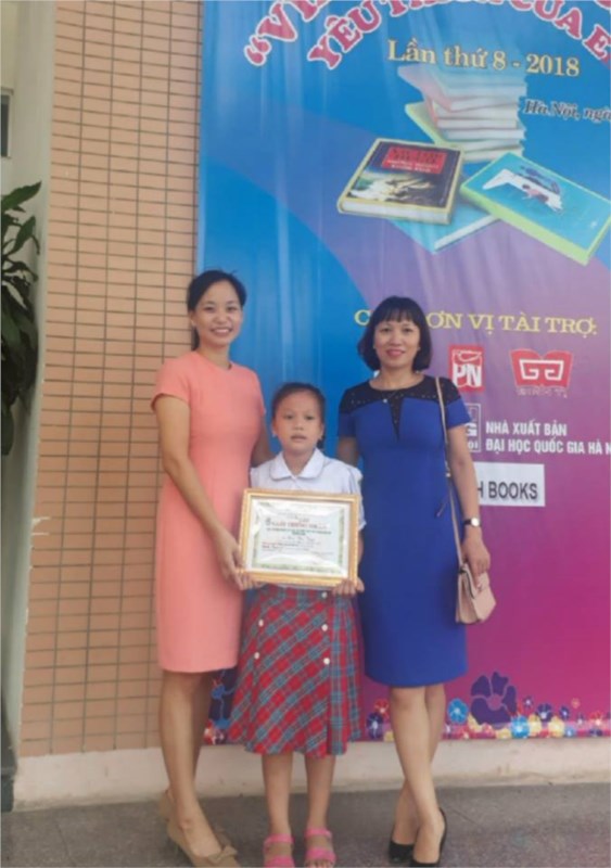 Học sinh Bành Thảo Trang đoạt giải Chuyên đề viết sâu sắc về tình yêu thương cuộc thi lần thứ 8 - 2018
